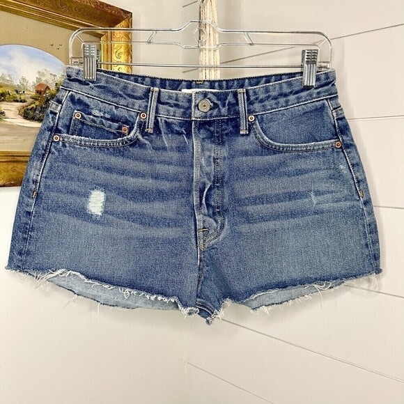 Grlfrnd x Revolve Cindy High Rise Short in Pink Moon NWT Size 28 - Picture 2 of 7